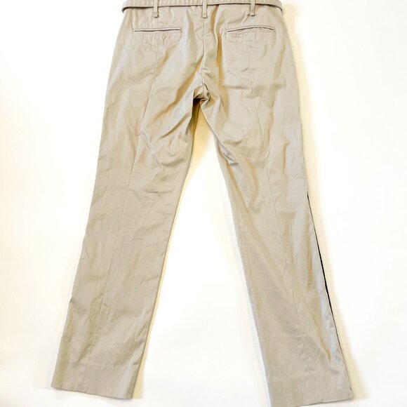 Rag & Bone Handmade in New York Khaki Pants With Black Tuxedo Stripe - 28 US - Picture 3 of 9